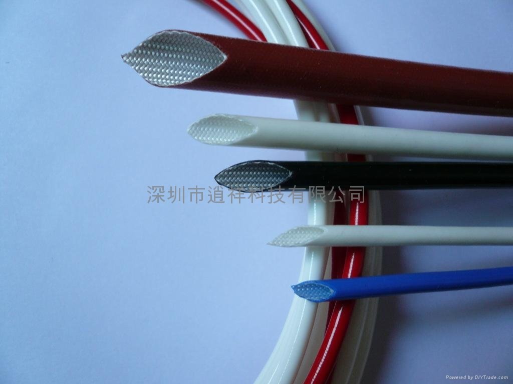 硅橡胶玻璃纤维（内纤外胶）套管 2