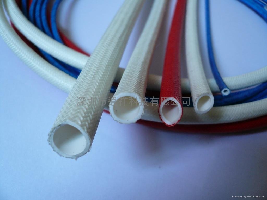 硅橡胶玻璃纤维(内胶外纤)套管