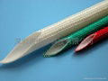 Silicone rubber fiberglass (rubber inside and fiber outside) sleeving 4