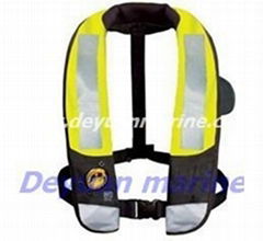 100N inflatable life jacket