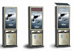 Advertising Litter Bins With Led