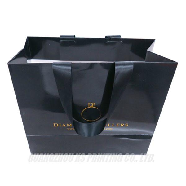 Paper shopping bags with handles customized print 2