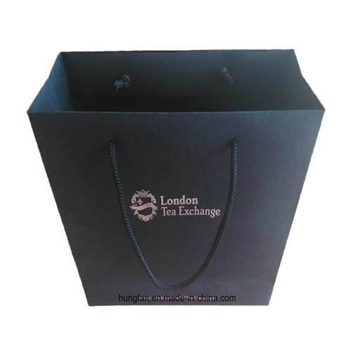 Paper shopping bags with handles customized print 3