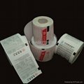 Custom thermal paper on rolls printing for cash register using 3