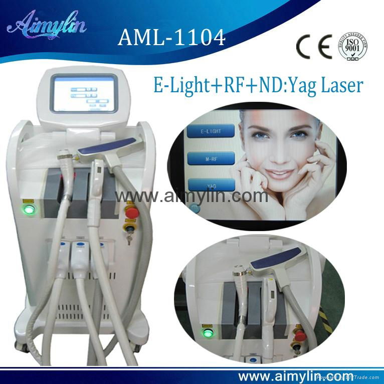 E light IPL RF ND YAG Laser