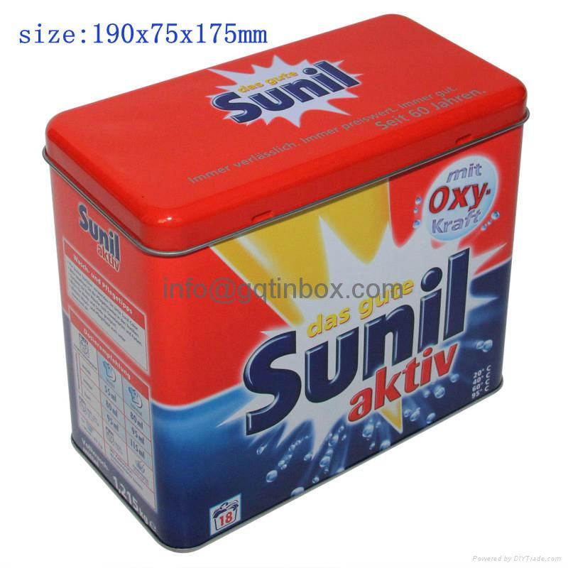 detergent powder packaging tin box