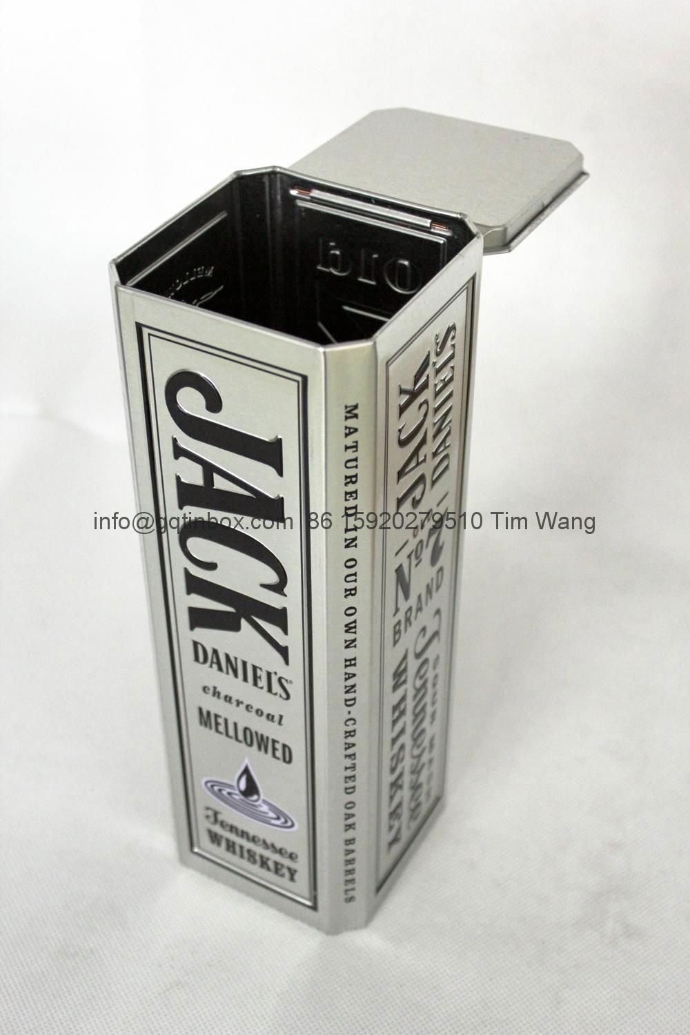 whiskey packaging tin box, wine tin  4