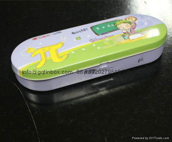 pencil tin case with hinges