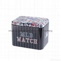 watch packaging  tin with holding tray 1