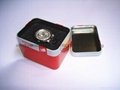 watch packaging  tin with holding tray
