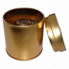 圓形茶葉罐，茶葉鐵盒
