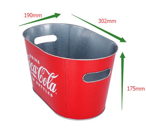 tin ice bucket ， ice bucket tin box 