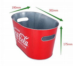 tin ice bucket ， ice bucket tin box