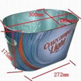 tin ice bucket ， ice bucket tin box 