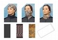 Polyester seamless headscarves