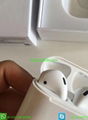 Top best quality airpods2 with wireless charging case gps  8