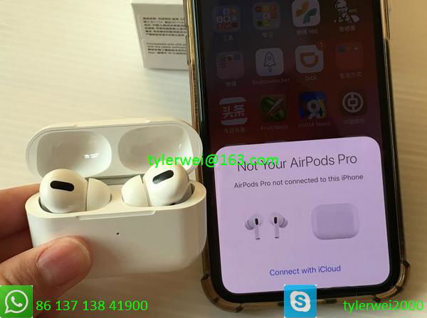 Apple Airpods Pro with active noise cancellation 