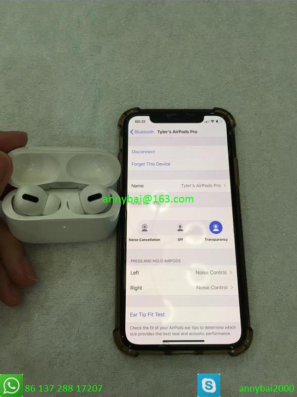 2020 Top best quality airpods pro earbud with wireless charging case  4
