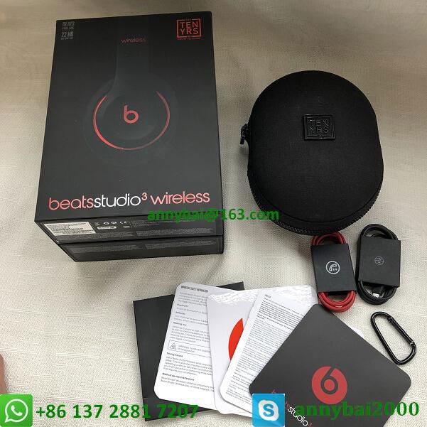 Bluetooth wireless headphones beatsing studioing by dre headphones Ten Years  5