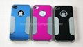 Luxury Aluminum Back Hard Case Cover Shell for iPhone 4 4s  3