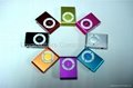 mini Clip mp3 player support micro sd card/TF card with aluminum shell 1
