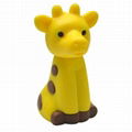 Yellow Giraffe Shaped Eraser  1