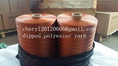 dipped polyester yarn for rubber hose