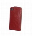 protective leather case for iphone 4/4s 2