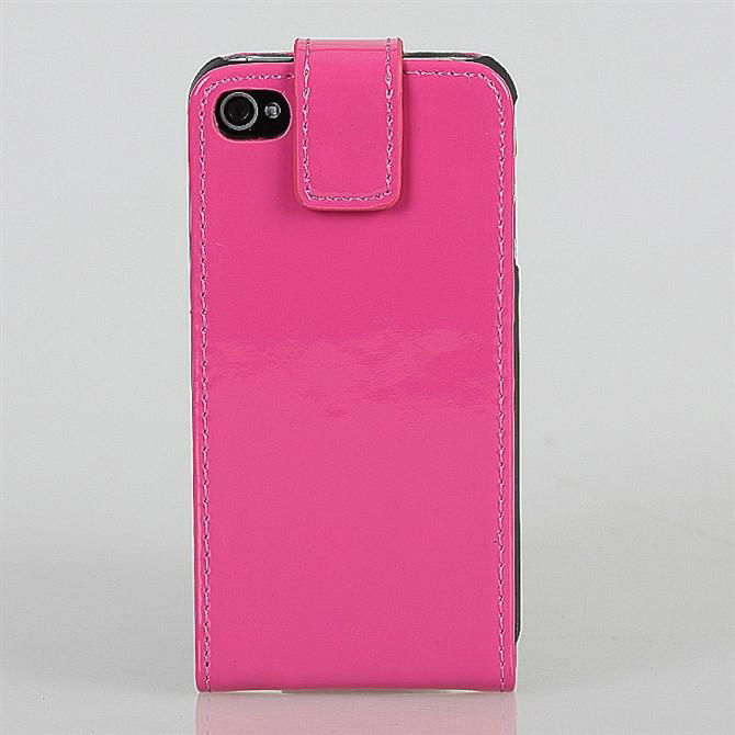 protective candy pattern leather case for iphone 4/4s 3