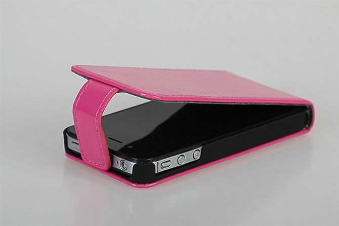 protective candy pattern leather case for iphone 4/4s 5