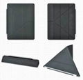 Protective Auto Wake-up  Sleep PU Leather Smart Cover  for iPad 2 / New Ipad 5