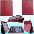 Protective Litchi pattern PU leather case for new ipad /ipad 3