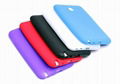 Protective silicone case for  samsung galaxy note i9220 3