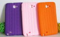 Protective silicone case for  samsung galaxy note i9220 4