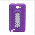 protective plastic case with stander for samsung galaxy note i9220 4