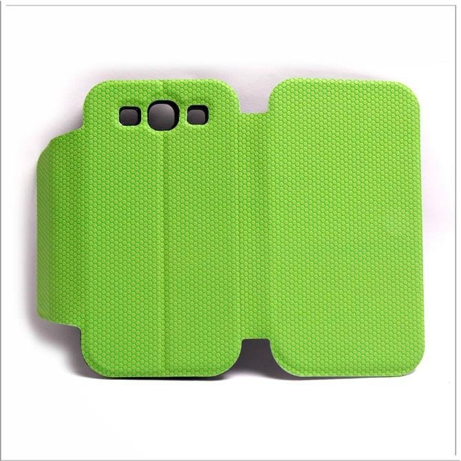 Ball pattern protective Pu leather case for samsung S3 /9300 3
