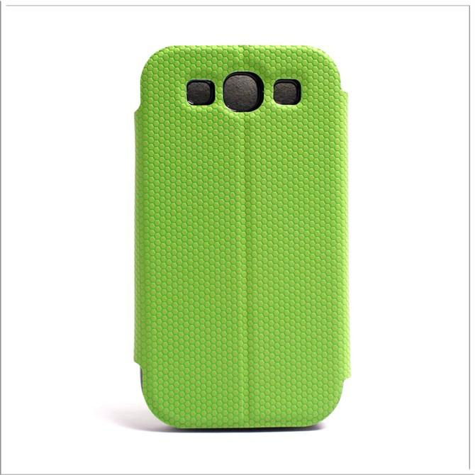 Ball pattern protective Pu leather case for samsung S3 /9300 4