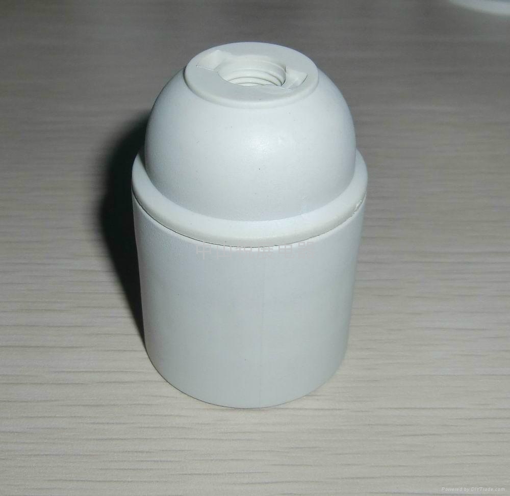 E27塑料锁线式灯座