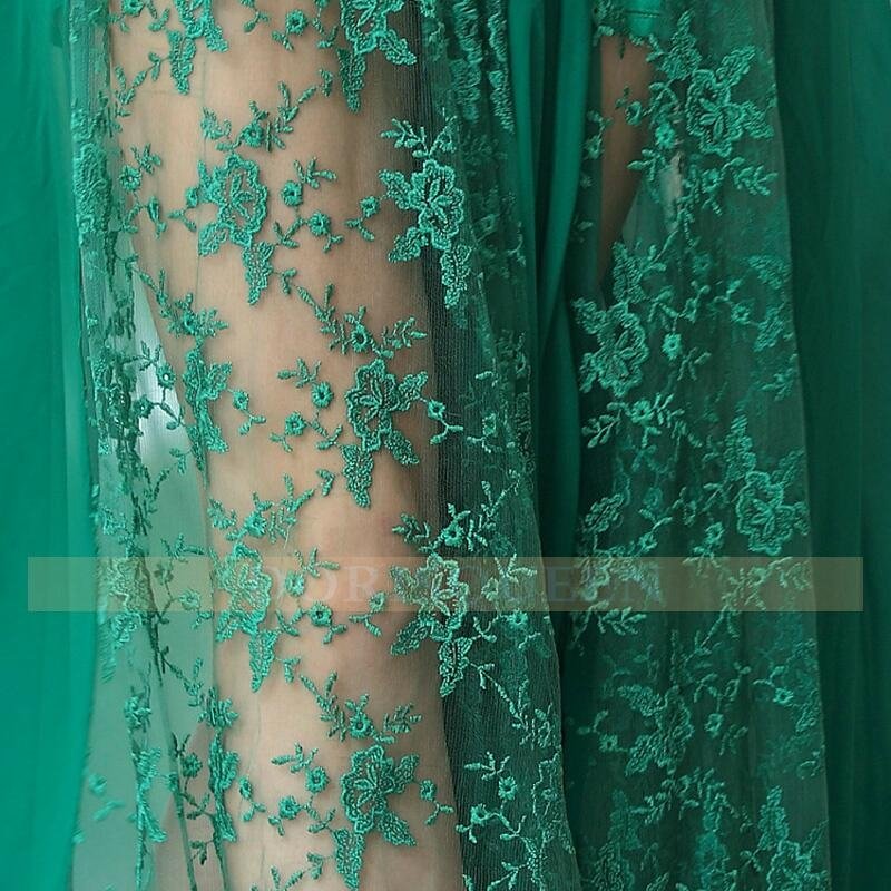 30650 Green Color Fashion See Through Silk Chiffon Prom dress 2015 5