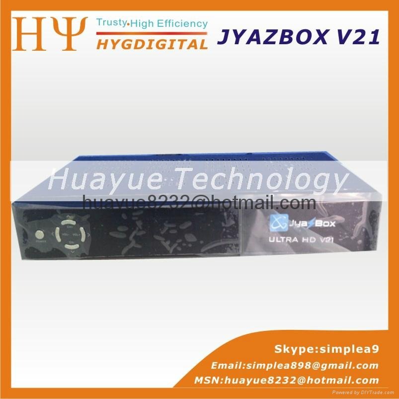 Jyazbox Ultra HD V21 FTA Digital Satellite TV Receiver With JYNXBOX ULTRA HD V21