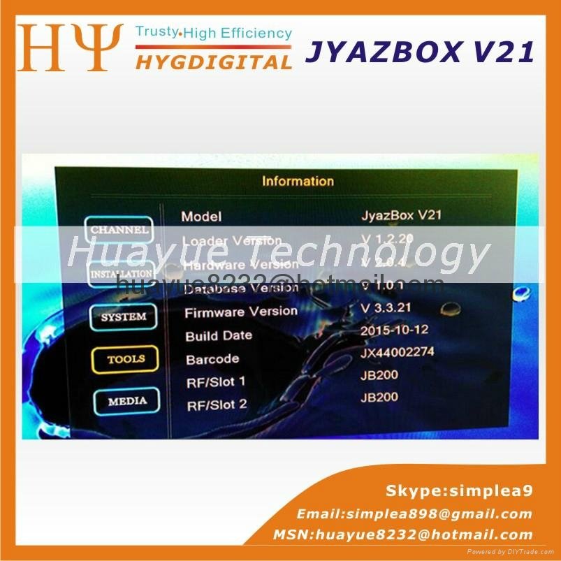Jyazbox Ultra HD V21 FTA Digital Satellite TV Receiver With JYNXBOX ULTRA HD V21 3
