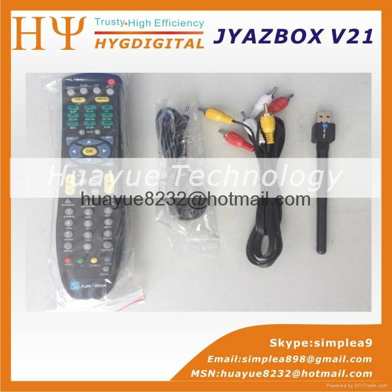 Jyazbox Ultra HD V21 FTA Digital Satellite TV Receiver With JYNXBOX ULTRA HD V21 4
