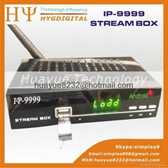 stream box dvb-c android+Cable Receiver Stream Box ip-9999 set top box for singa