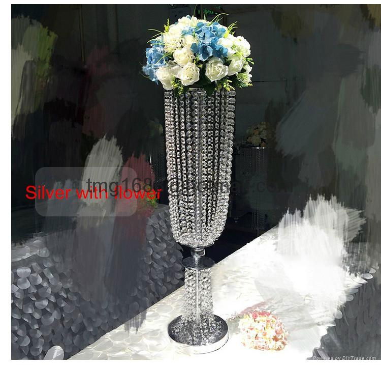 CM-1054-80 Wedding Centerpieces Acrylic Crystal Flower Stand (Size:80*20) 3
