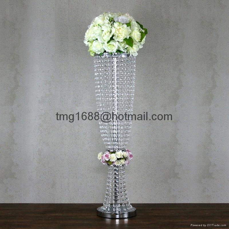 CM-1054-80 Wedding Centerpieces Acrylic Crystal Flower Stand (Size:80*20) 5