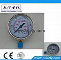 glyceinre or silicone oil filled  pressure gauge 4