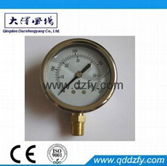 glyceinre or silicone oil filled  pressure gauge