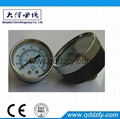 50mm pressure gauge with chrome ring 2