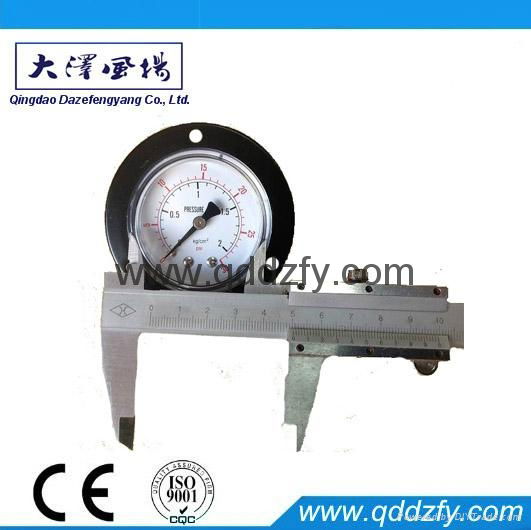 steel case pressure gauge with flange 3