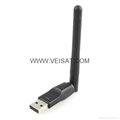 WIFI USB 7601 支持網絡共享衛星接收機用 3